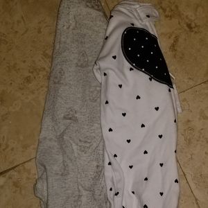 Baby Girl Zip Up Pajamas